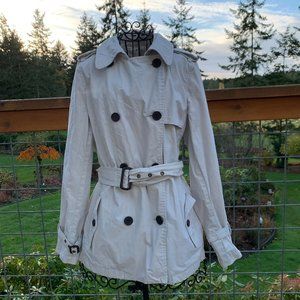 Banana Republic Beige Double Breasted Trenchcoat